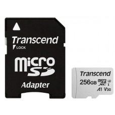 Карта памяти Transcend  256GB microSDXC C10 UHS-I R95/W45MB/s + SD адаптер